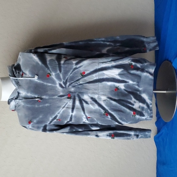 Eighty Eight brand medium tie dyed with roses hoodie men's unisex - Picture 1 of 10